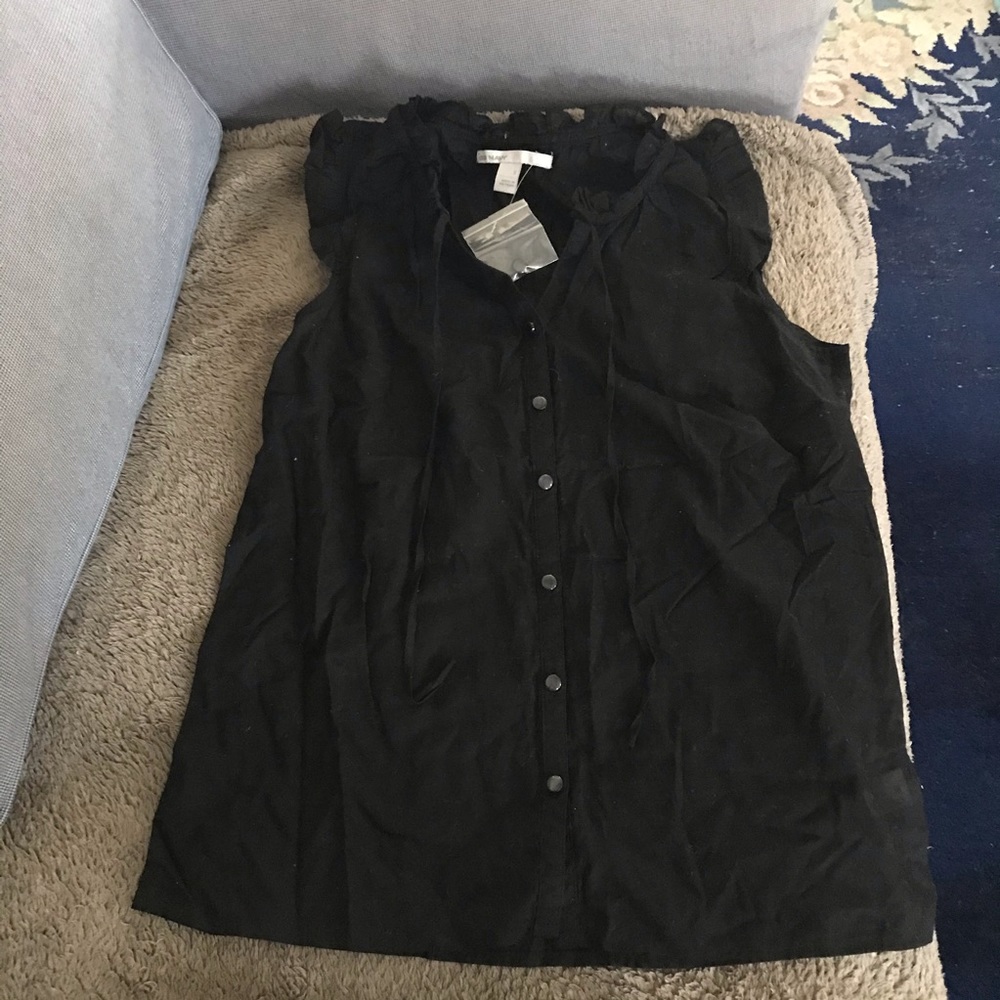 Old Navy Ruffle Neck Top